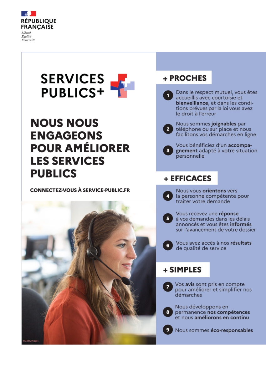 Affiche Services publics +