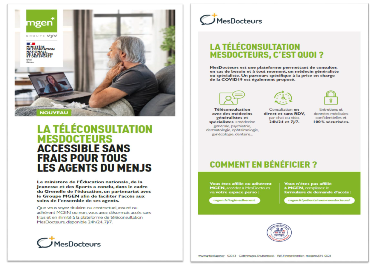 Plateforme de téléconsultation MesDocteurs