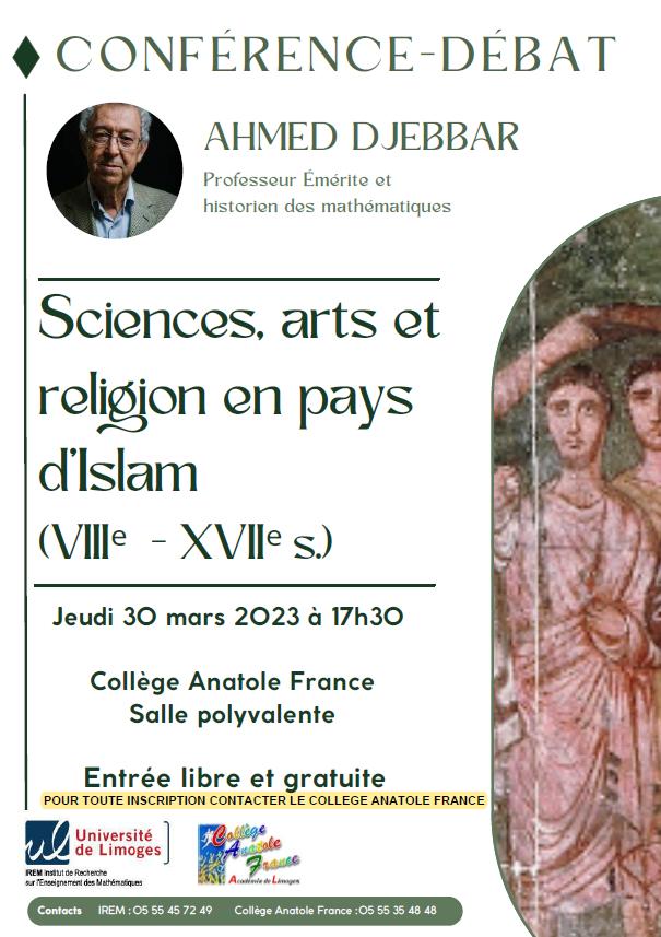 Affiche conférence Ahmed Djebbar (PDF - 224Ko)