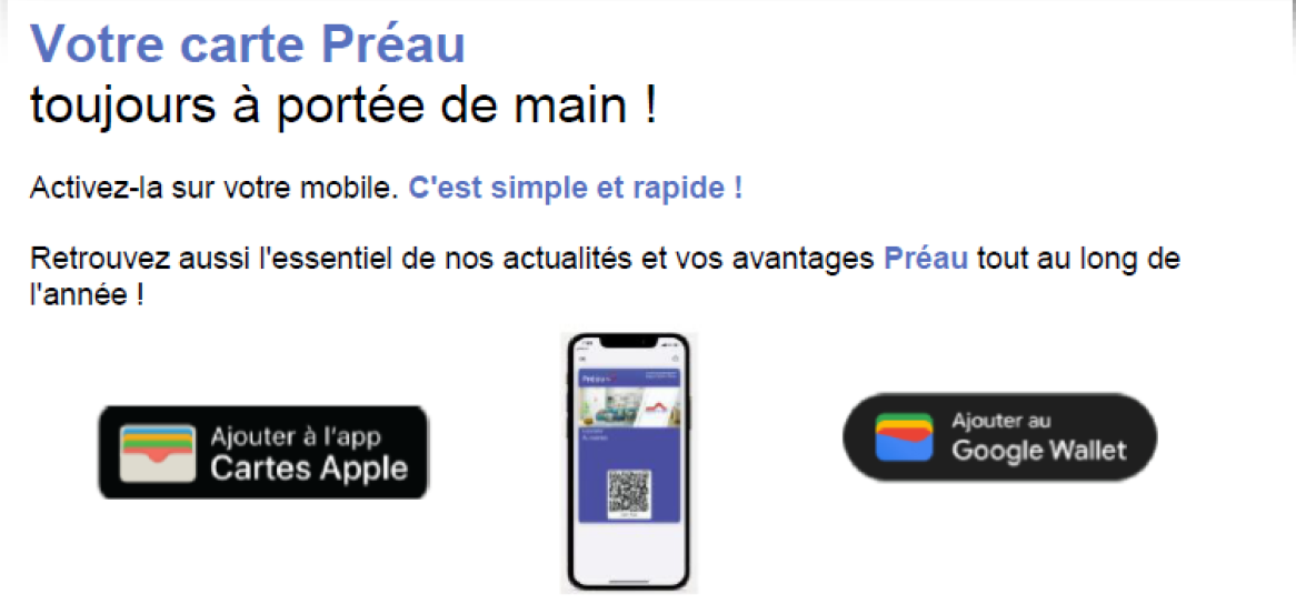 Votre carte Préau