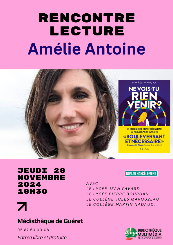 Flyer rencontre Amélie Antoine