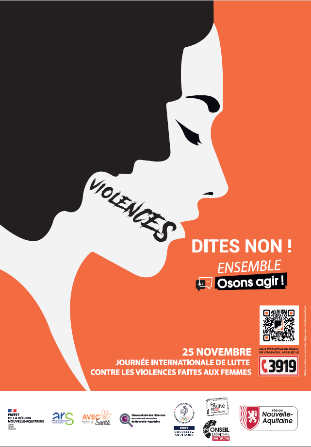 Affiche Journée internationale de lutte contre les violences faites aux femmes